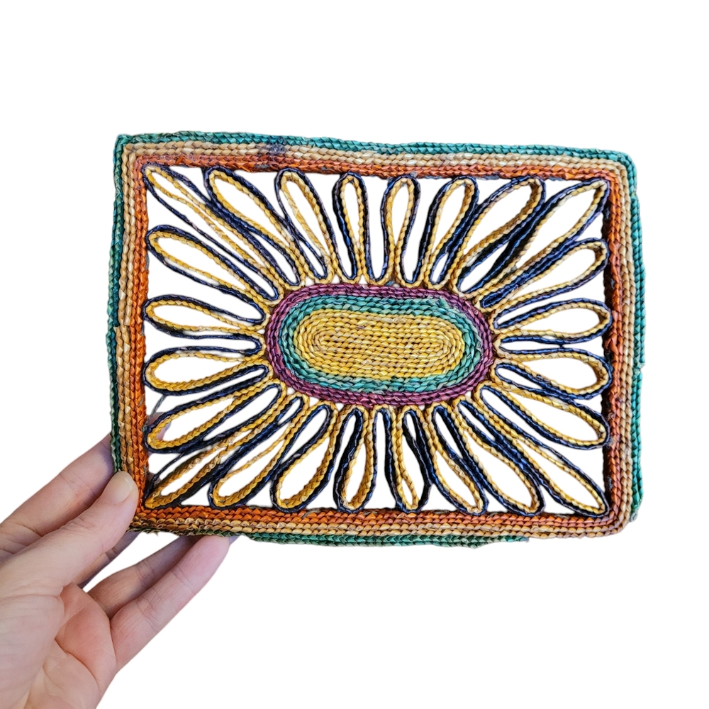 *2 for $20* 70's style Trivet/ Hot Pad/ Pot Holder/ Coaster